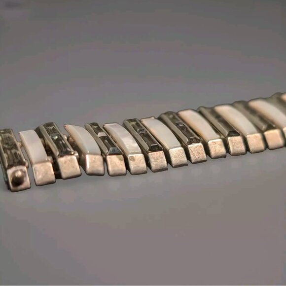 Vintage Demi Parure Art Deco Bracelet Set by DoSo - Picture 5 of 9